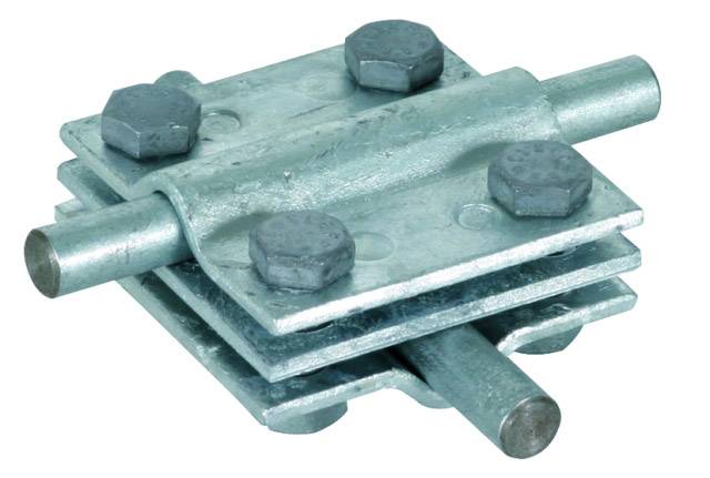 DEHN Kreuzstück KS8.108.10FL30ZPSTTZN 60x60mm mit Zwischenplatte 319201 DEHN Kreuzstück KS8.108.10FL30ZPSTTZN 60x60mm mit Zwischenplatte 319201 von Dehn SE
