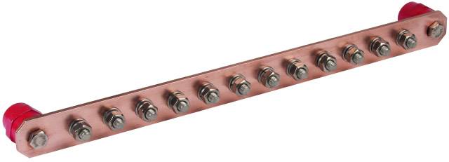 DEHN PA-Schiene 12-polig 472237 CU ohne Abdeckung DEHN PA-Schiene 12-polig 472237 CU ohne Abdeckung von Dehn SE