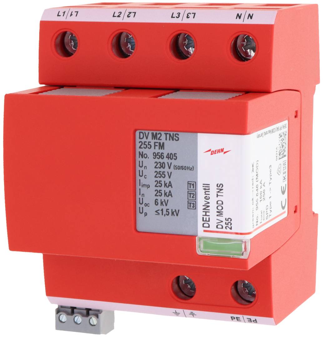 Dehn 956405 DV M2 TNS DV M2 TNS 255 FM 255 FM Kombi-Ableiter Typ1+2+3 Dehn 956405 DV M2 TNS DV M2 TNS 255 FM 255 FM Kombi-Ableiter Typ1+2+3 von Dehn SE