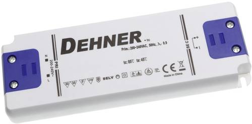 Dehner Elektronik LED 12V 150W-MM LED-Trafo Konstantspannung 132W 0 - 11A 12 V/DC Möbelzulassung 1S von Dehner Elektronik