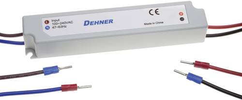 Dehner Elektronik LED-12V60W-IP67 LED-Trafo Konstantspannung 60W 0 - 5A 12 V/DC nicht dimmbar, Über von Dehner Elektronik