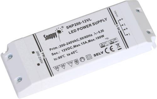 Dehner Elektronik LED 24V200W-MM-EU LED-Trafo, LED-Treiber Konstantspannung 200W 8.3A 24 V/DC 1St. von Dehner Elektronik
