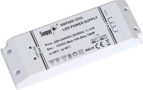 Dehner Elektronik LED 24V200W-MM-EU LED-Trafo, LED-Treiber Konstantspannung 200W 8.3A 24 V/DC 1St. Dehner Elektronik LED 24V200W-MM-EU LED-Trafo, LED-Treiber Konstantspannung 200W 8.3A 24 V/DC 1St. von Dehner Elektronik