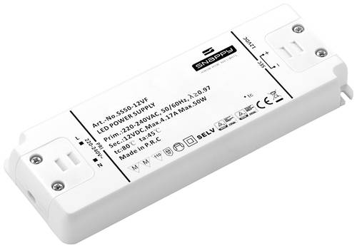 Dehner Elektronik LED-Trafo, LED-Treiber Konstantspannung 50W 2.08A 24 V/DC Überlastschutz, Übersp von Dehner Elektronik