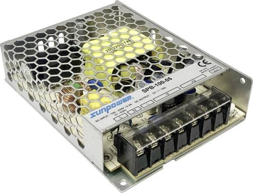 Dehner Elektronik SPB 100-05 AC/DC-Einbaunetzteil 18.0A 100W 5 V/DC Stabilisiert 1St. von Dehner Elektronik