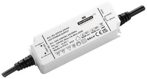 Dehner Elektronik SPF 24-12VSP LED-Trafo, LED-Treiber Konstantspannung 24W 2A 12V Möbelzulassung, � von Dehner Elektronik