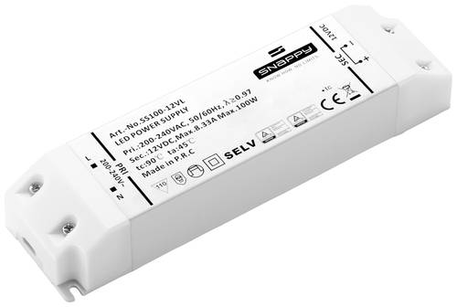 Dehner Elektronik SS 100-12VL LED-Trafo, LED-Treiber Konstantspannung 100W 8.3A 12 V/DC Überlastsch von Dehner Elektronik