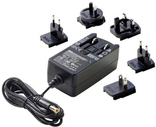 Dehner Elektronik SYS 1541-2424-W2E Steckernetzteil, Festspannung 24 V/DC 1000mA 24W mit UK-Adapter, von Dehner Elektronik