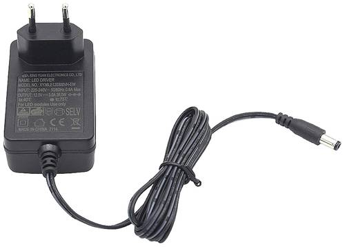 Dehner Elektronik XY 36LE-1203000VH-EW LED-Trafo, LED-Treiber Konstantspannung 36W 3.0A 12 V/DC Übe Dehner Elektronik XY 36LE-1203000VH-EW LED-Trafo, LED-Treiber Konstantspannung 36W 3.0A 12 V/DC Übe von Dehner Elektronik