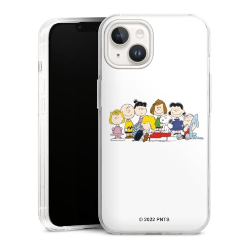 DeinDesign Case kompatibel mit Apple iPhone 14 Handyhülle transparent Hülle Peanuts Kindheit Fanartikel von DeinDesign