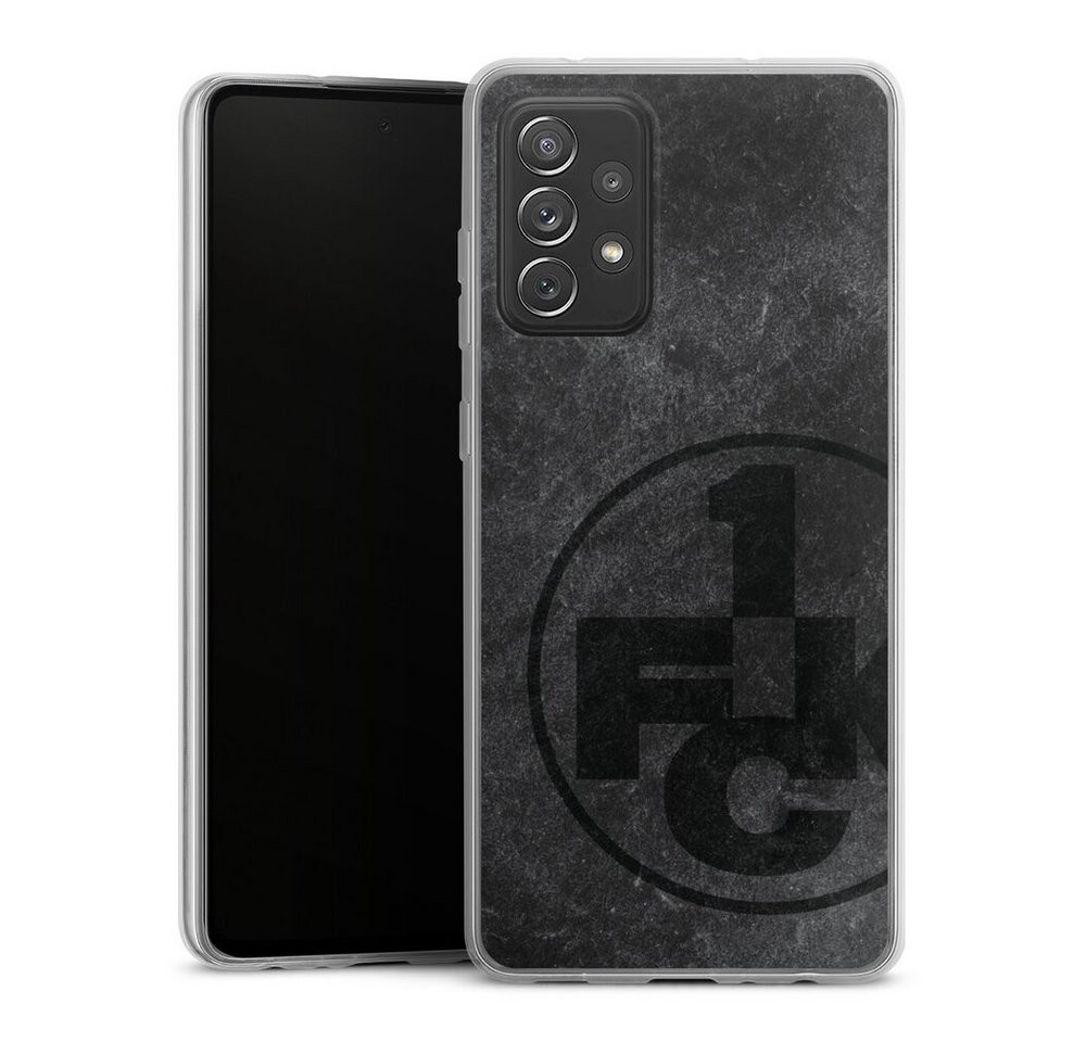 DeinDesign Handyhülle 1. FC Kaiserslautern 1. FCK Beton 1.FCK Black Grunge, Samsung Galaxy A72 Slim Case Silikon Hülle Ultra Dünn Schutzhülle DeinDesign Handyhülle 1. FC Kaiserslautern 1. FCK Beton 1.FCK Black Grunge, Samsung Galaxy A72 Slim Case Silikon Hülle Ultra Dünn Schutzhülle von DeinDesign