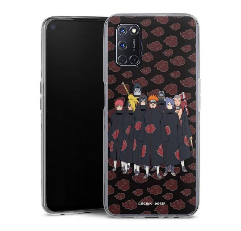 DeinDesign Handyhülle Akatsuki Naruto Shippuden Offizielles Lizenzprodukt Akatsuki Group, Oppo A72 Slim Case Silikon Hülle Ultra Dünn Schutzhülle von DeinDesign