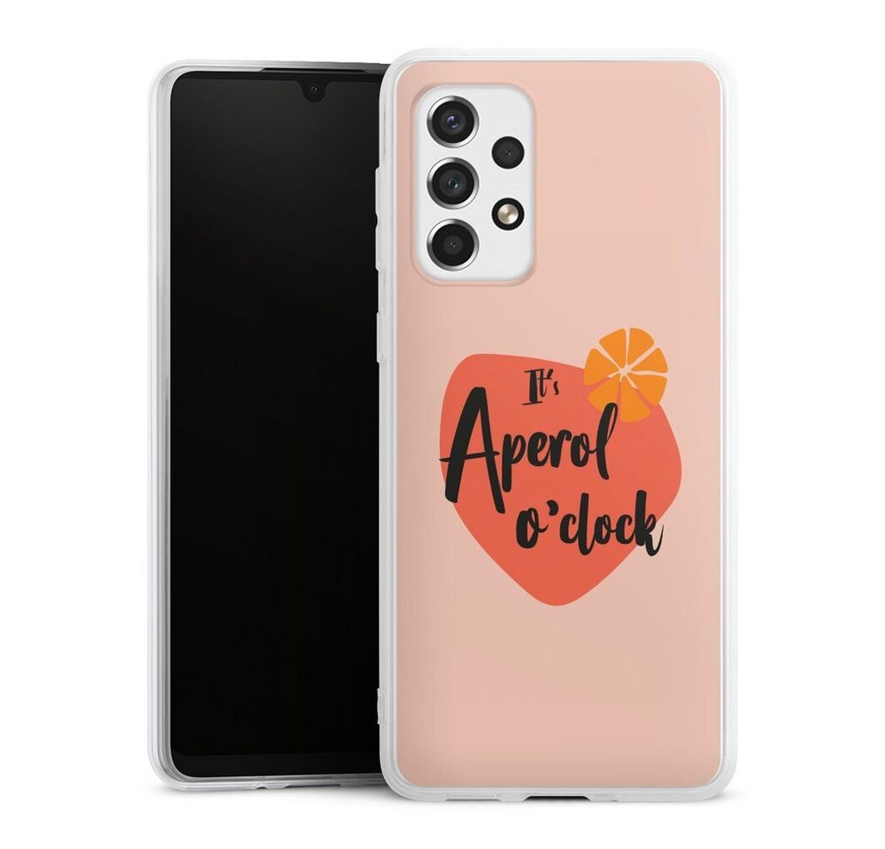 DeinDesign Handyhülle Aperol O Clock, Samsung Galaxy A33 5G Silikon Hülle Bumper Case Handy Schutzhülle DeinDesign Handyhülle Aperol O Clock, Samsung Galaxy A33 5G Silikon Hülle Bumper Case Handy Schutzhülle von DeinDesign