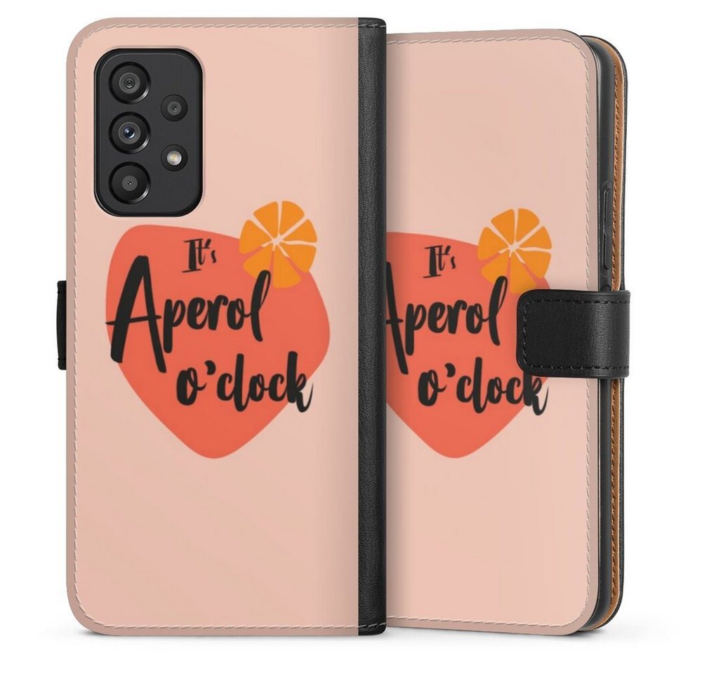 DeinDesign Handyhülle Aperol O Clock, Samsung Galaxy A53 5G Hülle Handy Flip Case Wallet Cover DeinDesign Handyhülle Aperol O Clock, Samsung Galaxy A53 5G Hülle Handy Flip Case Wallet Cover von DeinDesign