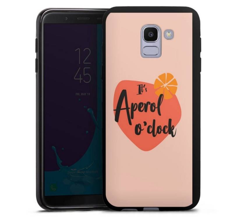DeinDesign Handyhülle Aperol O Clock, Samsung Galaxy J6 Duos (2018) Silikon Hülle Bumper Case von DeinDesign