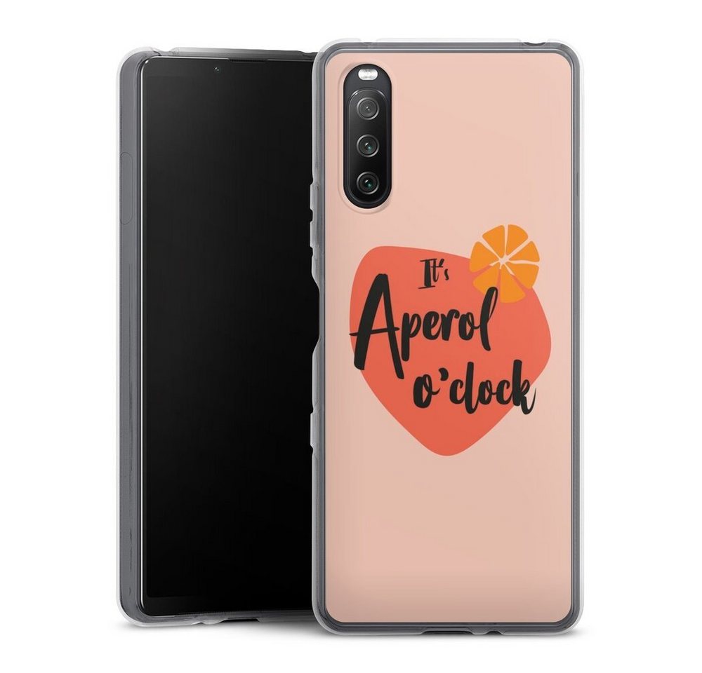 DeinDesign Handyhülle Aperol O Clock, Sony Xperia 10 III Silikon Hülle Bumper Case Handy Schutzhülle DeinDesign Handyhülle Aperol O Clock, Sony Xperia 10 III Silikon Hülle Bumper Case Handy Schutzhülle von DeinDesign