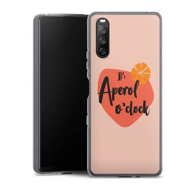 DeinDesign Handyhülle Aperol O Clock, Sony Xperia 10 III Silikon Hülle Bumper Case Handy Schutzhülle von DeinDesign
