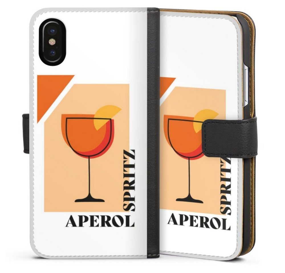 DeinDesign Handyhülle Aperol Spritz, Apple iPhone Xs Hülle Handy Flip Case Wallet Cover Handytasche Leder DeinDesign Handyhülle Aperol Spritz, Apple iPhone Xs Hülle Handy Flip Case Wallet Cover Handytasche Leder von DeinDesign