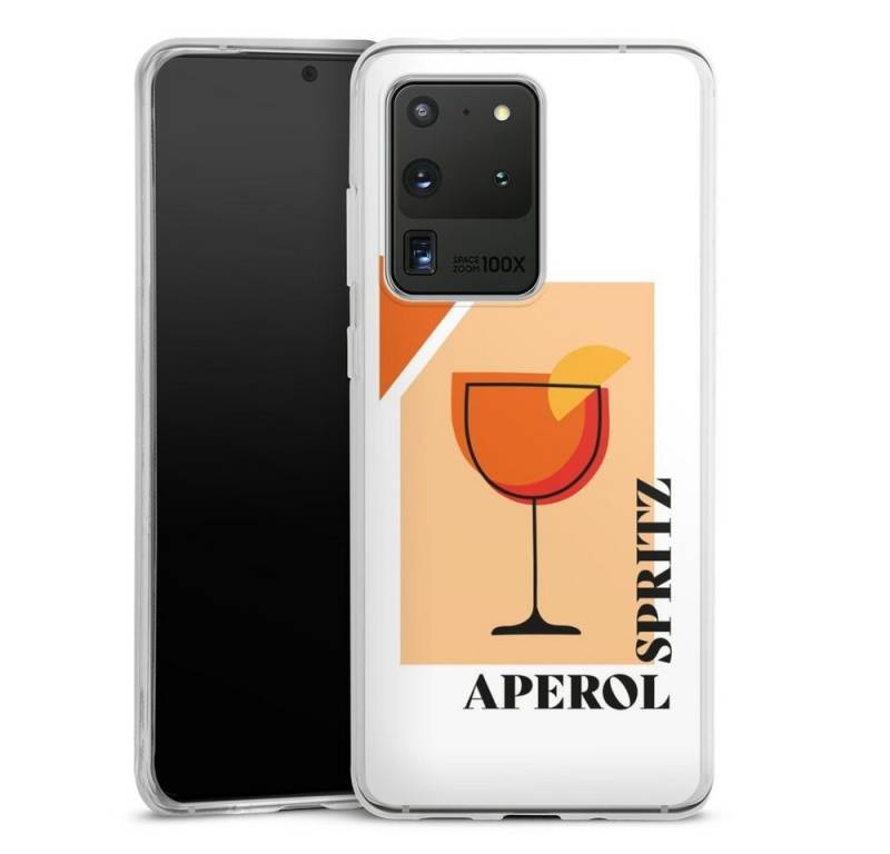 DeinDesign Handyhülle Aperol Spritz, Samsung Galaxy S20 Ultra 5G Silikon Hülle Bumper Case Smartphone Cover von DeinDesign