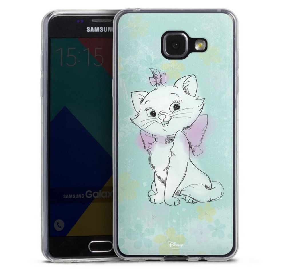 DeinDesign Handyhülle Aristocats Marie Disney Offizielles Lizenzprodukt Marie Watercolor, Samsung Galaxy A5 (2016) Slim Case Silikon Hülle Ultra Dünn von DeinDesign