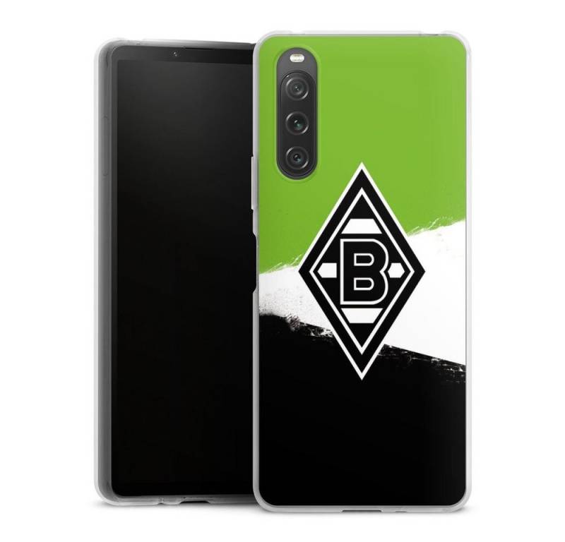 DeinDesign Handyhülle BMG Borussia Mönchengladbach Offizielles Lizenzprodukt, Sony Xperia 10 V Silikon Hülle Bumper Case Handy Schutzhülle von DeinDesign
