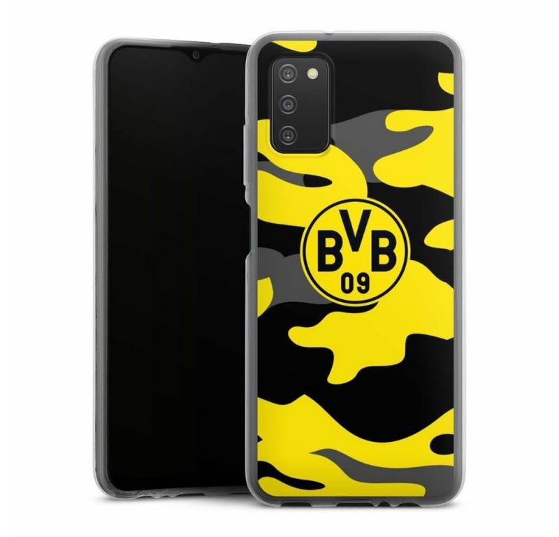 DeinDesign Handyhülle BVB Borussia Dortmund Fanartikel BVB Camo, Samsung Galaxy A03s Silikon Hülle Bumper Case Handy Schutzhülle von DeinDesign