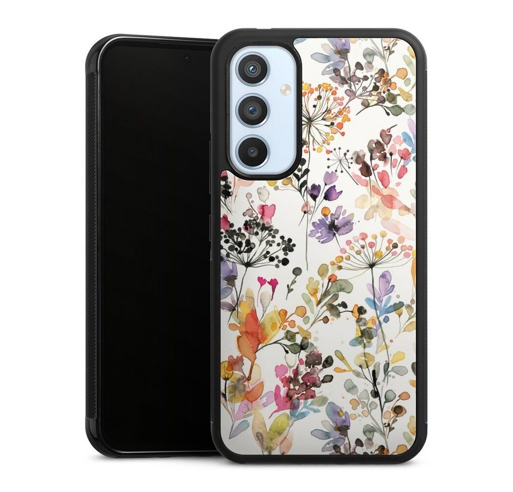 DeinDesign Handyhülle Blume Muster Pastell Wild Grasses, Samsung Galaxy A54 5G Gallery Case Glas Hülle von DeinDesign