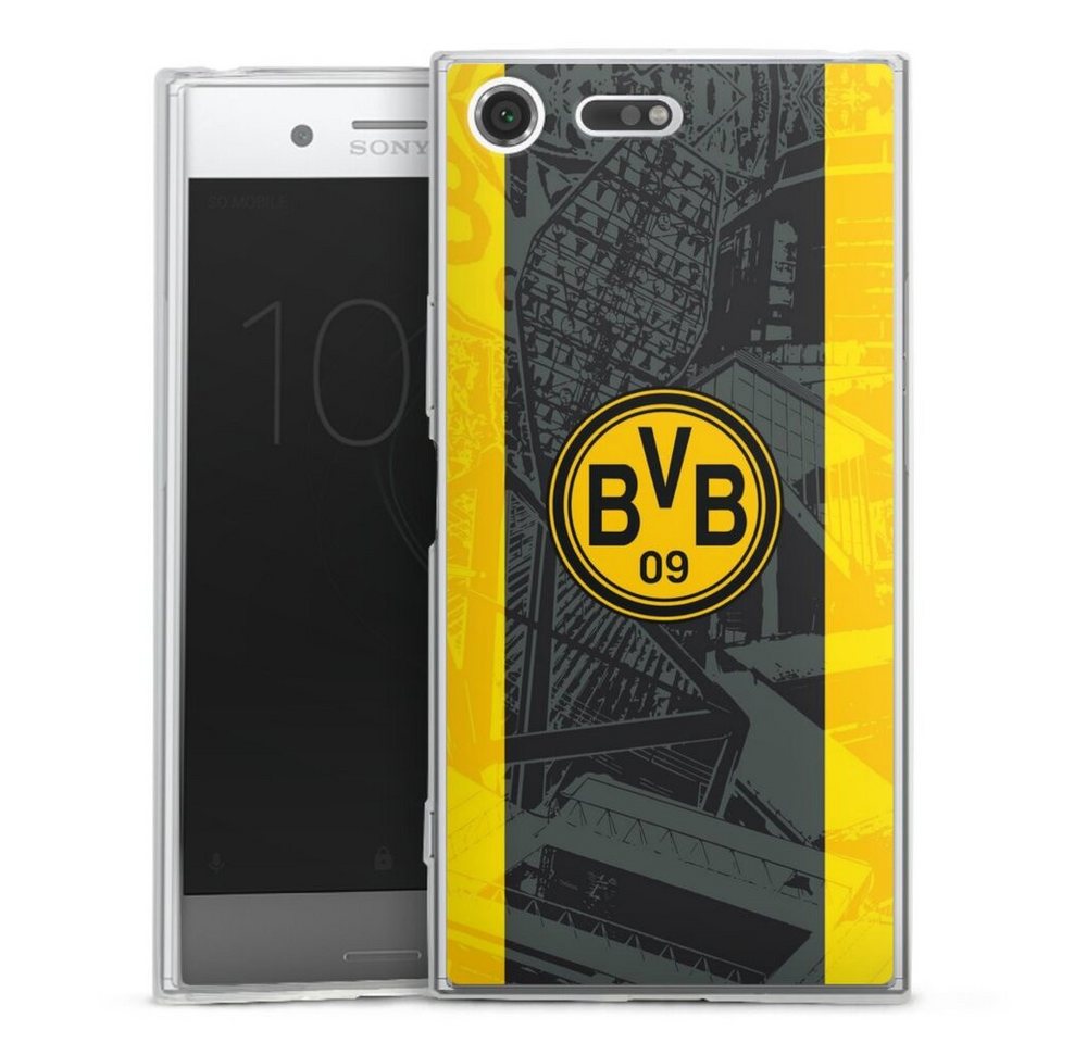 DeinDesign Handyhülle Borussia Dortmund BVB Stadion 50 Jahre Signal Iduna Park, Sony Xperia XZ Premium Slim Case Silikon Hülle Ultra Dünn Schutzhülle DeinDesign Handyhülle Borussia Dortmund BVB Stadion 50 Jahre Signal Iduna Park, Sony Xperia XZ Premium Slim Case Silikon Hülle Ultra Dünn Schutzhülle von DeinDesign