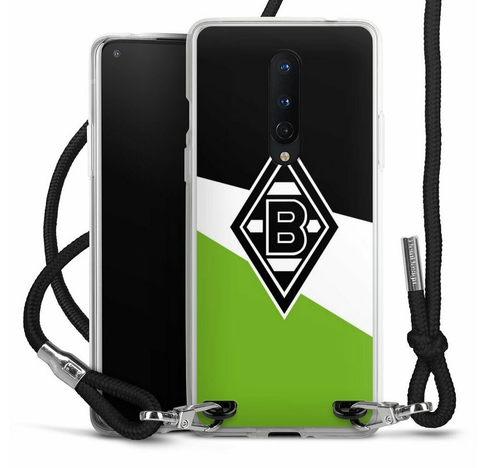 DeinDesign Handyhülle Borussia Mönchengladbach Gladbach Offizielles Lizenzprodukt, OnePlus 8 Handykette Hülle mit Band Case zum Umhängen Cover mit Kette von DeinDesign