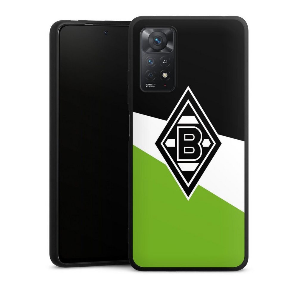 DeinDesign Handyhülle Borussia Mönchengladbach Gladbach Offizielles Lizenzprodukt, Xiaomi Redmi Note 11 Pro 5G Silikon Hülle Premium Case von DeinDesign