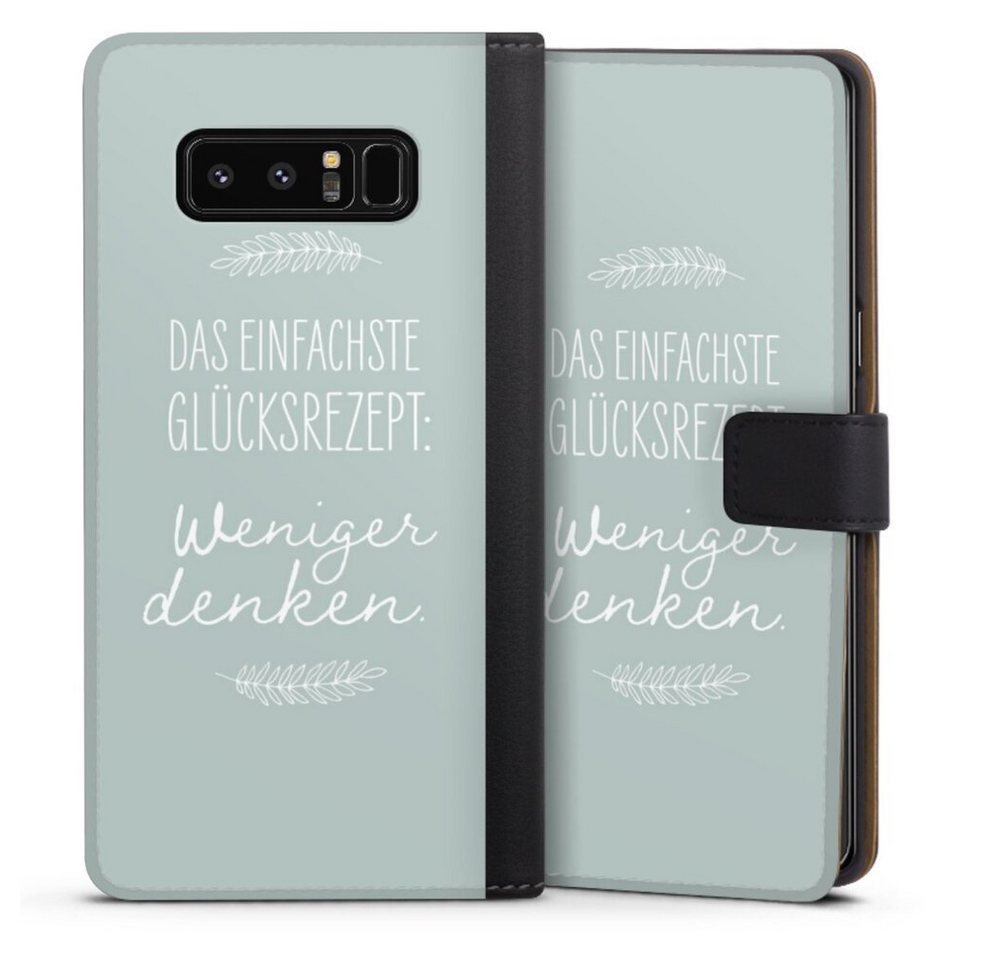 DeinDesign Handyhülle Das einfachste Glücksrezept, Samsung Galaxy Note 8 Hülle Handy Flip Case Wallet Cover DeinDesign Handyhülle Das einfachste Glücksrezept, Samsung Galaxy Note 8 Hülle Handy Flip Case Wallet Cover von DeinDesign