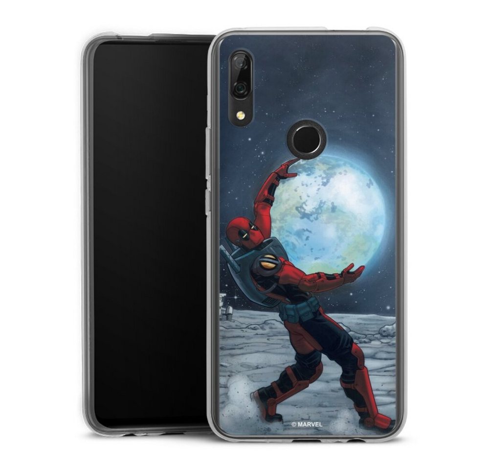 DeinDesign Handyhülle Deadpool Moon, Huawei P Smart Z Silikon Hülle Bumper Case Handy Schutzhülle von DeinDesign