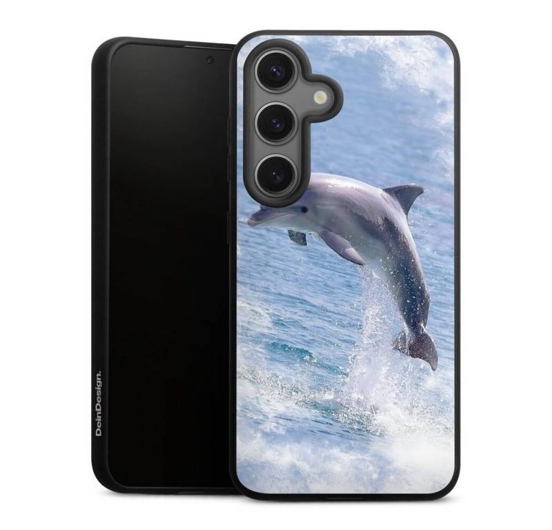 DeinDesign Handyhülle Delfine Meer Wal Springender Delphin, Samsung Galaxy S25 Organic Case Bio Hülle Nachhaltige Handyhülle von DeinDesign