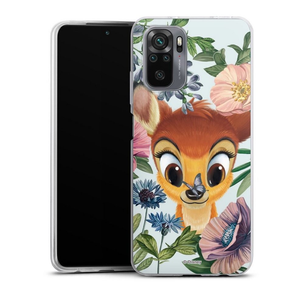 DeinDesign Handyhülle Disney Blumen Bambi Bloomy Bambi, Xiaomi Redmi Note 10 4G Slim Case Silikon Hülle Ultra Dünn Schutzhülle DeinDesign Handyhülle Disney Blumen Bambi Bloomy Bambi, Xiaomi Redmi Note 10 4G Slim Case Silikon Hülle Ultra Dünn Schutzhülle von DeinDesign