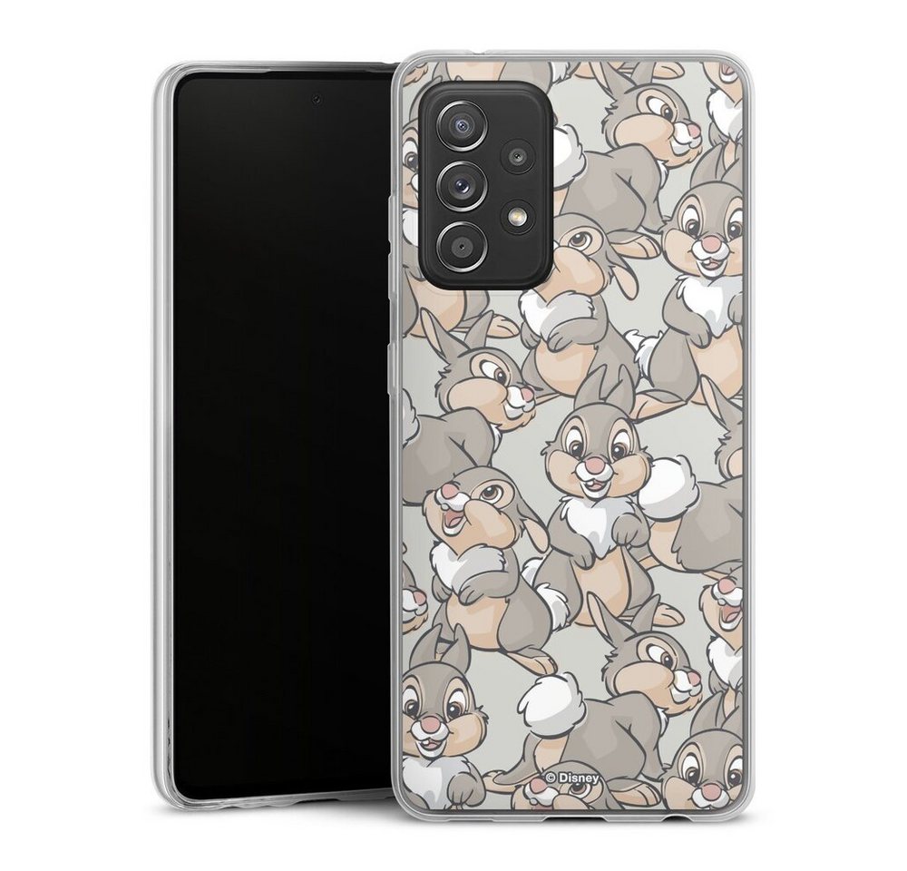 DeinDesign Handyhülle Disney Klopfer Bambi Thumper Pattern, Samsung Galaxy A52 5G Slim Case Silikon Hülle Ultra Dünn Schutzhülle von DeinDesign