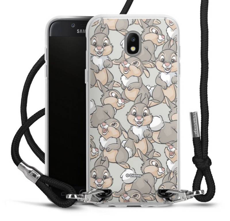 DeinDesign Handyhülle Disney Klopfer Bambi Thumper Pattern, Samsung Galaxy J5 (2017) Handykette Hülle mit Band Case zum Umhängen von DeinDesign