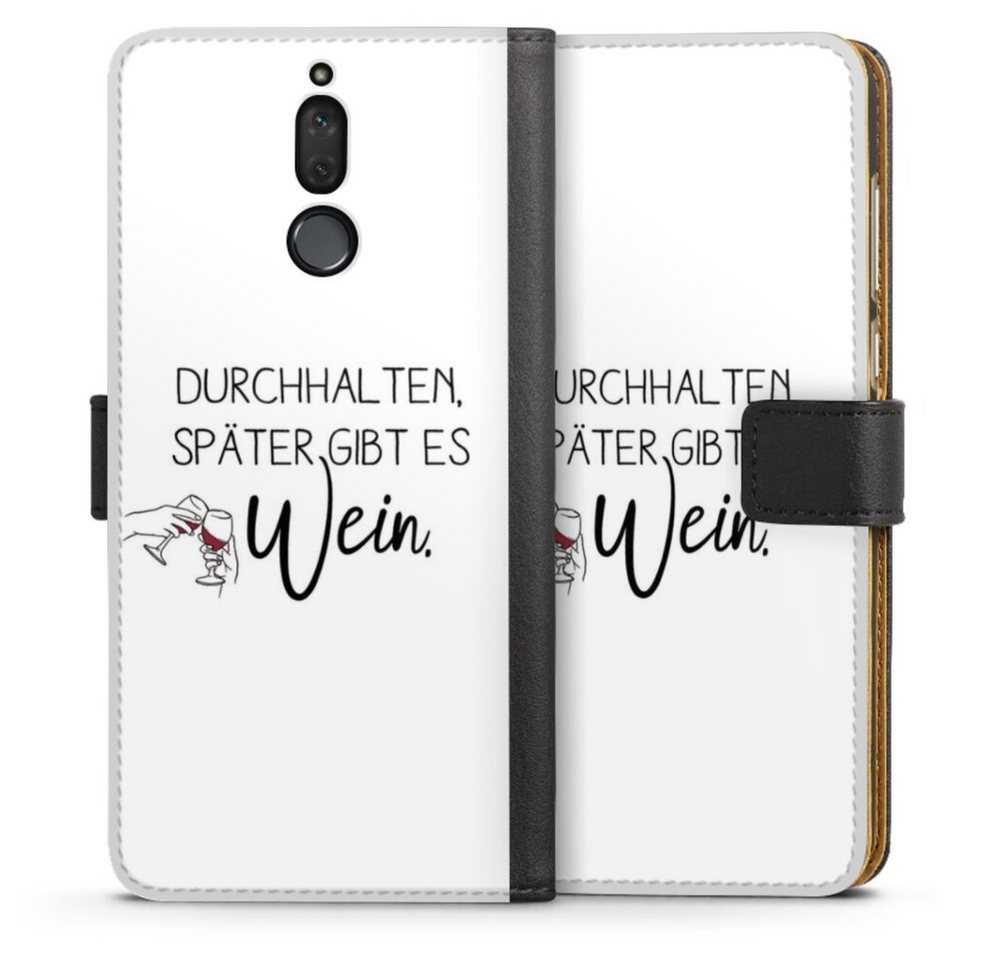 DeinDesign Handyhülle Durchhalten, später gibt es Wein, Huawei Mate 10 lite Hülle Handy Flip Case Wallet Cover DeinDesign Handyhülle Durchhalten, später gibt es Wein, Huawei Mate 10 lite Hülle Handy Flip Case Wallet Cover von DeinDesign