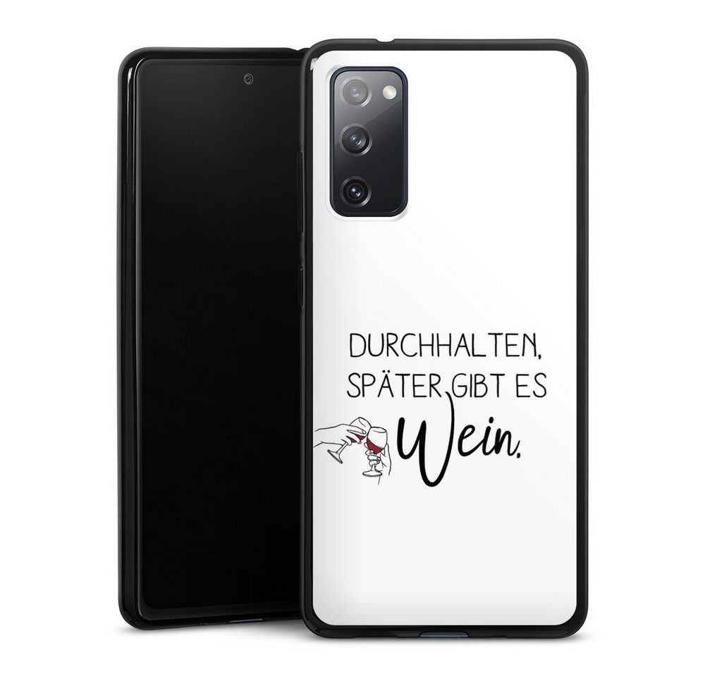 DeinDesign Handyhülle Durchhalten, später gibt es Wein, Samsung Galaxy S20 FE 5G Silikon Hülle Bumper Case Handy Schutzhülle DeinDesign Handyhülle Durchhalten, später gibt es Wein, Samsung Galaxy S20 FE 5G Silikon Hülle Bumper Case Handy Schutzhülle von DeinDesign