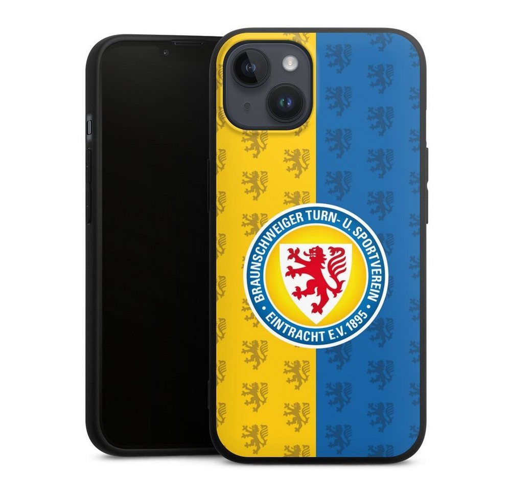 DeinDesign Handyhülle Eintracht Braunschweig Offizielles Lizenzprodukt Logo, Apple iPhone 14 Plus Silikon Hülle Premium Case Handy Schutzhülle von DeinDesign