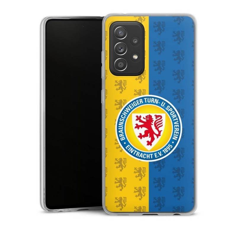 DeinDesign Handyhülle Eintracht Braunschweig Offizielles Lizenzprodukt Logo, Samsung Galaxy A52s 5G Slim Case Silikon Hülle Ultra Dünn Schutzhülle von DeinDesign