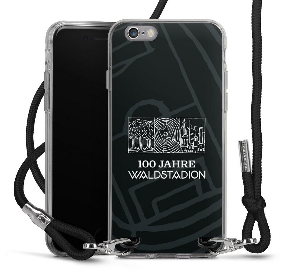 DeinDesign Handyhülle Eintracht Frankfurt Fußball SGE 100 Jahre Waldstadion, Apple iPhone 6s Handykette Hülle mit Band Case zum Umhängen DeinDesign Handyhülle Eintracht Frankfurt Fußball SGE 100 Jahre Waldstadion, Apple iPhone 6s Handykette Hülle mit Band Case zum Umhängen von DeinDesign