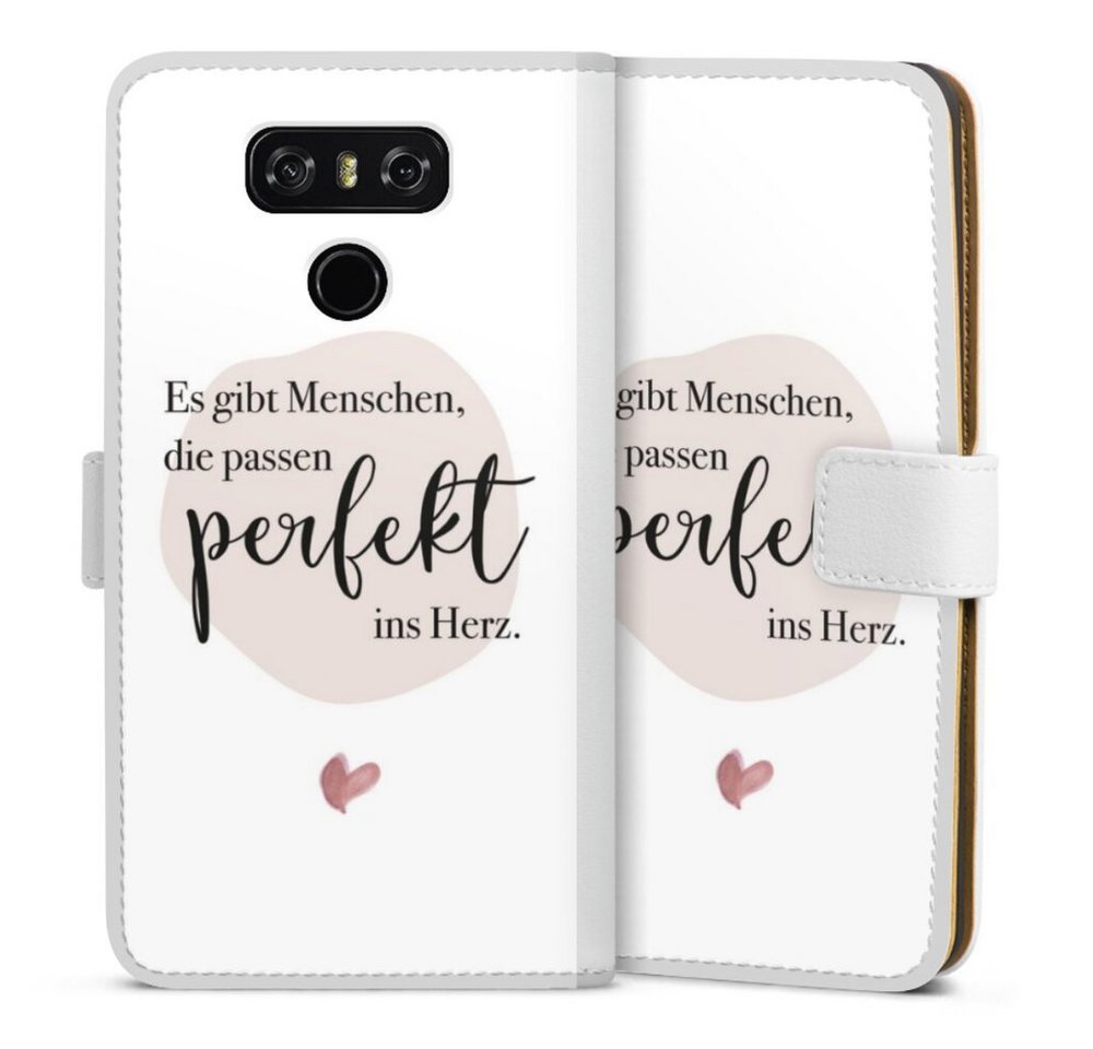 DeinDesign Handyhülle Es gibt Menschen die passen, LG G6 Hülle Handy Flip Case Wallet Cover Handytasche Leder DeinDesign Handyhülle Es gibt Menschen die passen, LG G6 Hülle Handy Flip Case Wallet Cover Handytasche Leder von DeinDesign