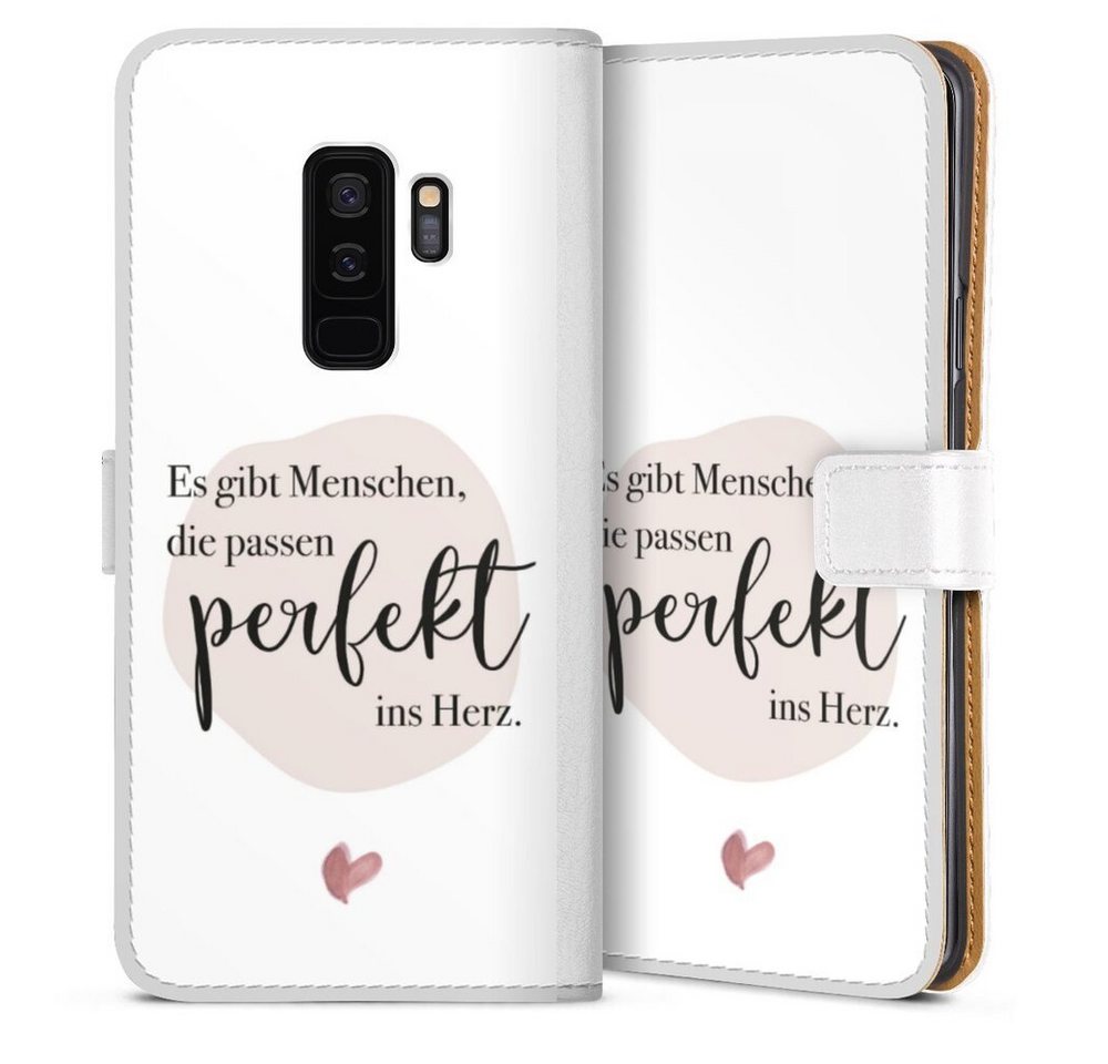 DeinDesign Handyhülle Es gibt Menschen die passen, Samsung Galaxy S9 Plus Hülle Handy Flip Case Wallet Cover DeinDesign Handyhülle Es gibt Menschen die passen, Samsung Galaxy S9 Plus Hülle Handy Flip Case Wallet Cover von DeinDesign