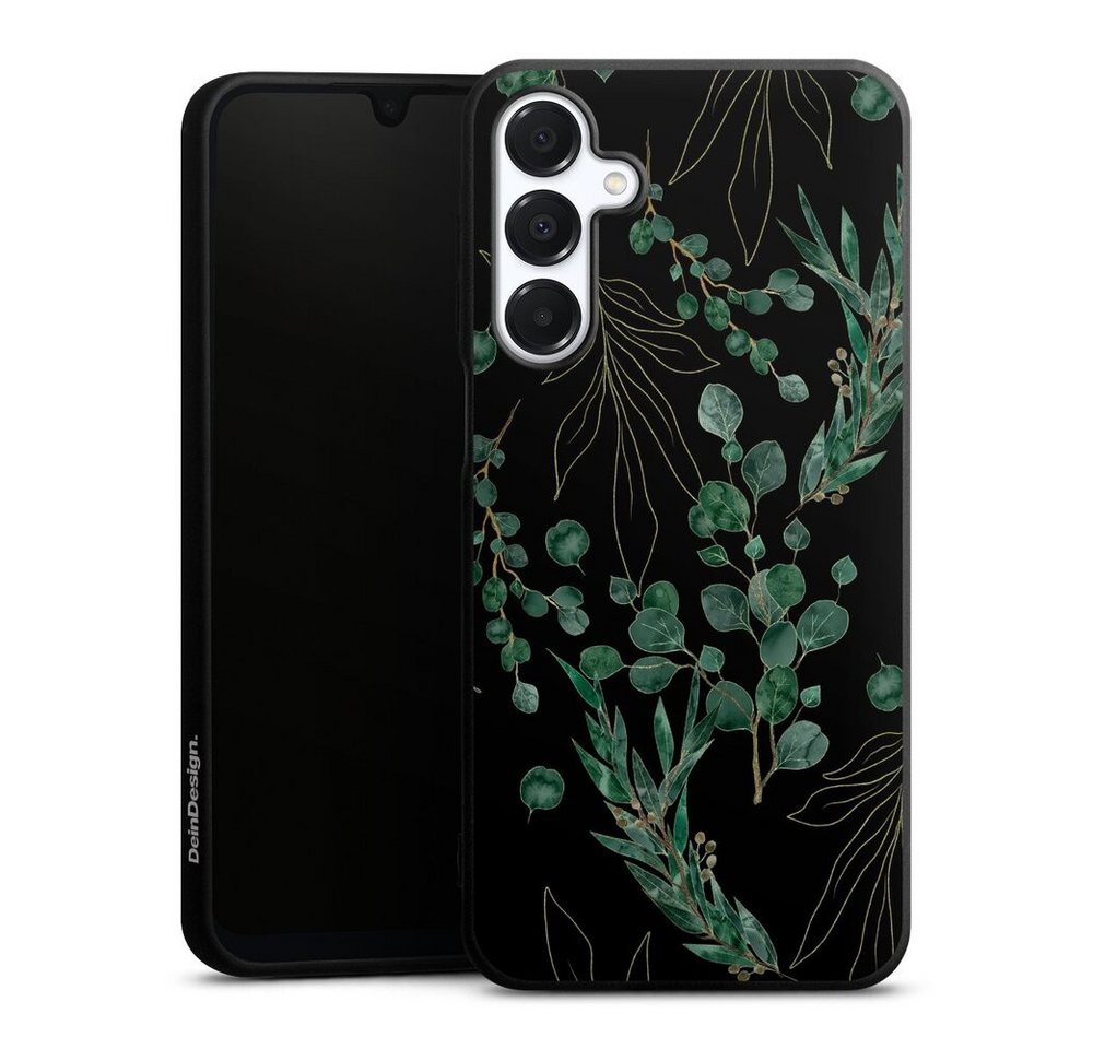 DeinDesign Handyhülle Eukalyptus Blätter Natur Eukalyptusblätter Black, Samsung Galaxy A16 5G Silikon Hülle Premium Case Handy Schutzhülle DeinDesign Handyhülle Eukalyptus Blätter Natur Eukalyptusblätter Black, Samsung Galaxy A16 5G Silikon Hülle Premium Case Handy Schutzhülle von DeinDesign