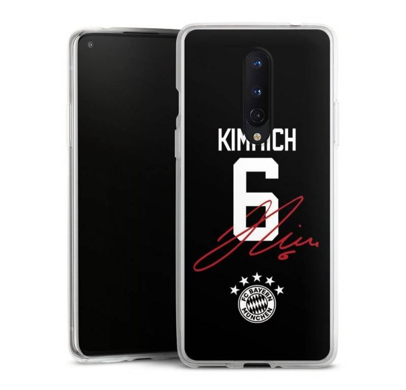 DeinDesign Handyhülle FC Bayern München FCB Kimmich Kimmich 6, OnePlus 8 Silikon Hülle Bumper Case Handy Schutzhülle Smartphone Cover von DeinDesign