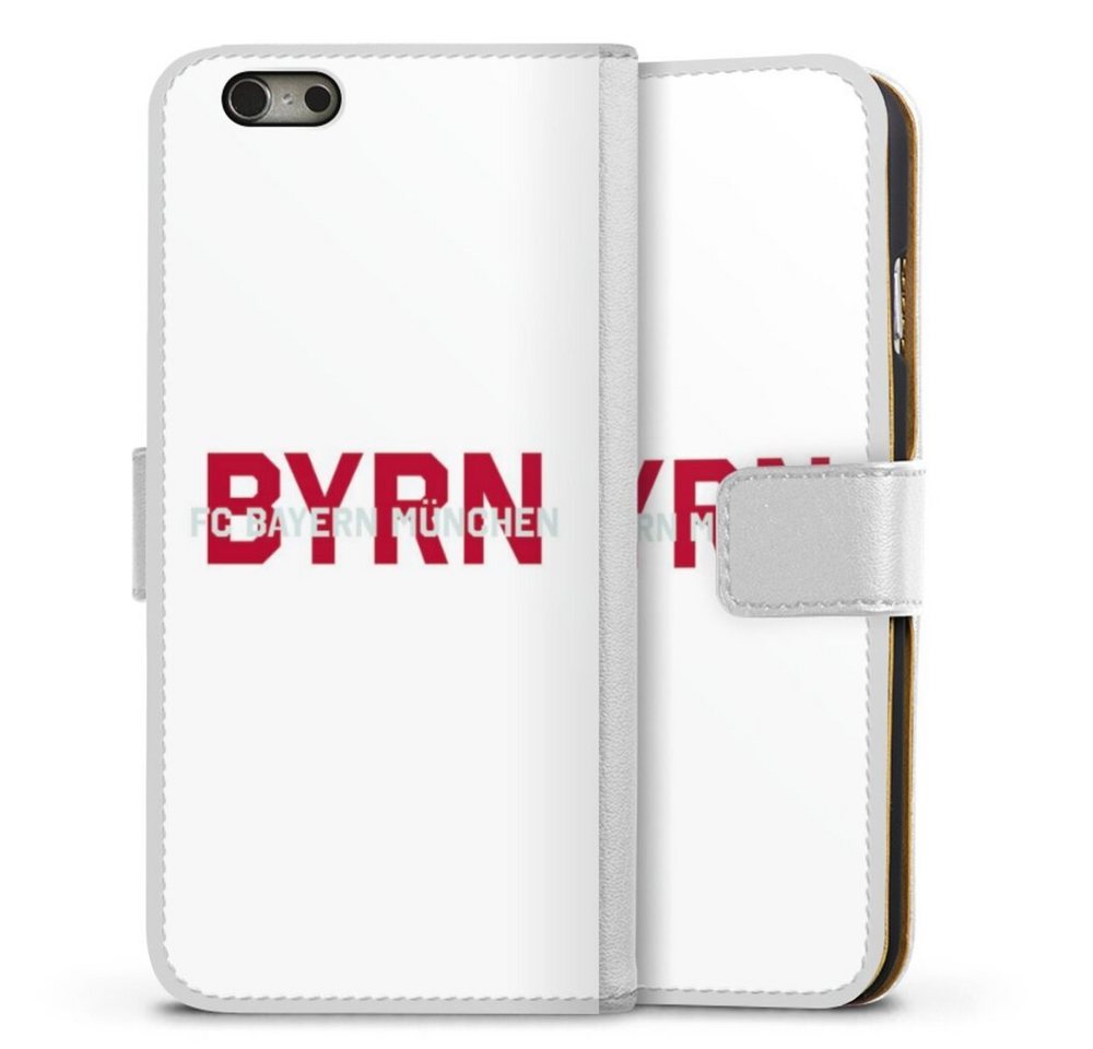 DeinDesign Handyhülle FC Bayern München FCB Offizielles Lizenzprodukt BYRN white, Apple iPhone 6 Hülle Handy Flip Case Wallet Cover Handytasche Leder DeinDesign Handyhülle FC Bayern München FCB Offizielles Lizenzprodukt BYRN white, Apple iPhone 6 Hülle Handy Flip Case Wallet Cover Handytasche Leder von DeinDesign