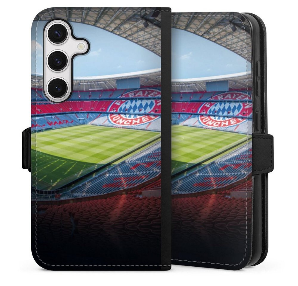DeinDesign Handyhülle FC Bayern München FCB Stadion Stadion FC Bayern - Color, Samsung Galaxy S24 Hülle Handy Flip Case Wallet Cover von DeinDesign