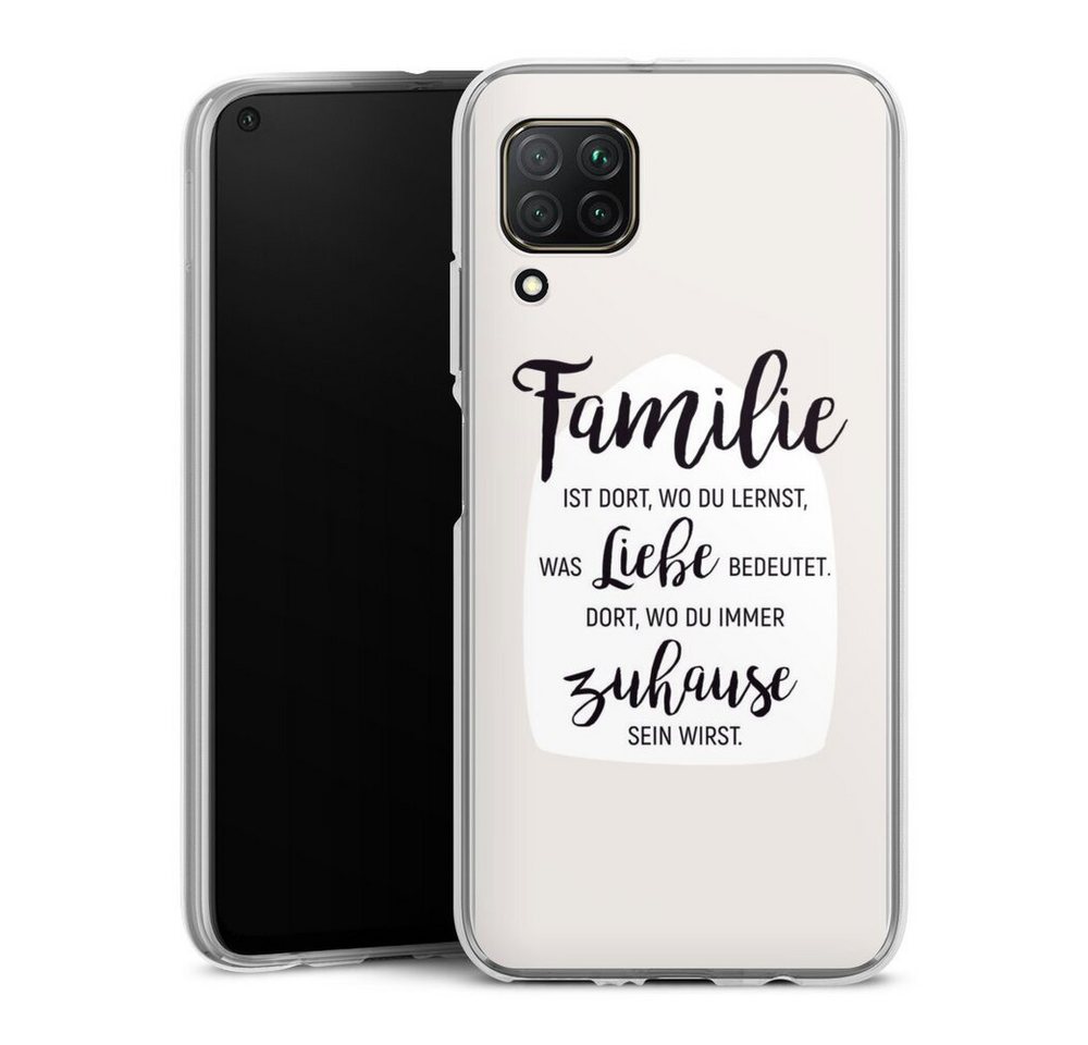DeinDesign Handyhülle Familie ist Liebe, Huawei P40 Lite Silikon Hülle Bumper Case Handy Schutzhülle DeinDesign Handyhülle Familie ist Liebe, Huawei P40 Lite Silikon Hülle Bumper Case Handy Schutzhülle von DeinDesign