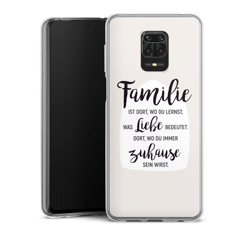 DeinDesign Handyhülle Familie ist Liebe, Xiaomi Redmi Note 9 Pro Silikon Hülle Bumper Case Handy Schutzhülle DeinDesign Handyhülle Familie ist Liebe, Xiaomi Redmi Note 9 Pro Silikon Hülle Bumper Case Handy Schutzhülle von DeinDesign