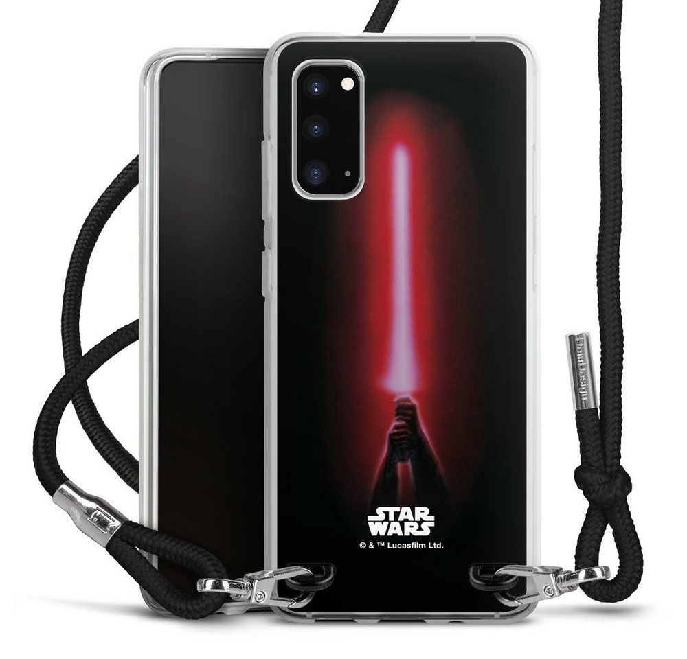 DeinDesign Handyhülle Fanartikel Laserschwert Star Wars Sith lightsaber - Star Wars, Samsung Galaxy S20 Handykette Hülle mit Band Case zum Umhängen von DeinDesign